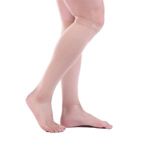 img 2 attached to 🏃 Doc Miller Large Nude Calf Compression Sleeve (1 Pair) - 15-20 mmHg Graduated Support for Sports, Running, Shin Splints, Varicose Veins & Recovery