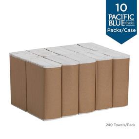 img 1 attached to 🧻 Pacific Blue Basic C-Fold Paper Towels - Acclaim by GP PRO (20603) - White, 240 Towels per Pack, 10 Packs per Case