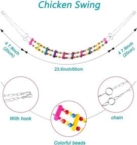 img 3 attached to Woiworco Chicken Xylophone Pecking Vegetable
