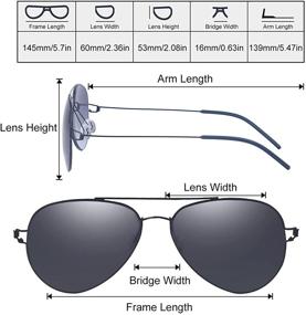 img 1 attached to 🕶️ Bifocal Aviator Reading Sunglasses - 2 Pairs of Invisible Shades Sun Reader Glasses