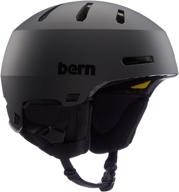 🎿 upgrade your snow gear with bern macon 2.0 mips snow helmet logo