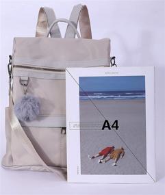 img 3 attached to 👜 Избегайте карманных краж с помощью женской антикражной сумки и модных рюкзаков AS6066