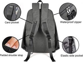 img 3 attached to 💻 Laptop Compartment for Backpack - Fits XX-Inch Laptop