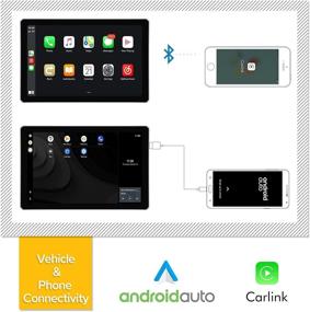 img 2 attached to 🚗 Высокопроизводительный автомагнитола JOYING 10.1 Single Din на Android 10 | 6 ГБ + 128 ГБ | Разрешение 1920×1200 | Android Auto/Bluetooth 5.1