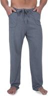 👖 comfortable men's cotton drawstring lounge pants by cottonique: premium quality men's clothing logo