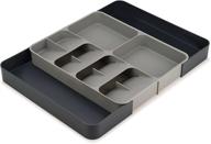 🗄️ efficiently organize your kitchen drawer with joseph joseph drawerstore organizer tray for cutlery, utensils, and gadgets - expandable and stylish in gray логотип