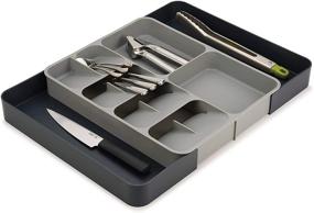 img 3 attached to 🗄️ Efficiently Organize Your Kitchen Drawer with Joseph Joseph DrawerStore Organizer Tray for Cutlery, Utensils, and Gadgets - Expandable and Stylish in Gray