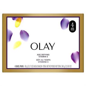 img 4 attached to 🧼Омолаживающее мыло для лица Olay Age Defying Beauty Bar, набор из 4 штук