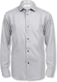 img 4 attached to Boys' Calvin Klein Sateen Dress: Top-Quality Clothing for Tops, Tees & Shirts