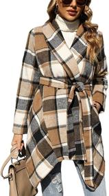 img 4 attached to 🧥 Warm and Stylish: Tanming Women's Winter Double Breasted Coats, Jackets & Vests