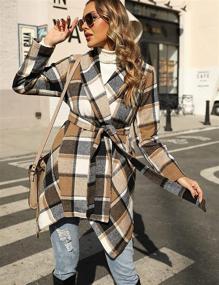 img 1 attached to 🧥 Warm and Stylish: Tanming Women's Winter Double Breasted Coats, Jackets & Vests