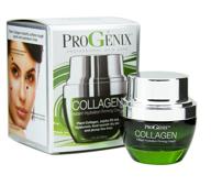 💧 progenix collagen face cream: instant hydration, firming, and plumping with hyaluronic acid and jojoba oil - 1oz logo