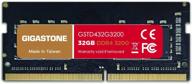 💻 gigastone ddr4 32gb 3200mhz pc4-25600 cl22 1.2v sodimm 260 pin: некэшированная не-ос memory upgrade kit для ноутбуков логотип