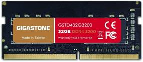 img 4 attached to 💻 Gigastone DDR4 32GB 3200MHz PC4-25600 CL22 1.2V SODIMM 260 Pin: Некэшированная не-ОС Memory Upgrade Kit для ноутбуков