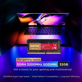 img 3 attached to 💻 Gigastone DDR4 32GB 3200MHz PC4-25600 CL22 1.2V SODIMM 260 Pin: Некэшированная не-ОС Memory Upgrade Kit для ноутбуков