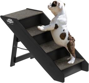 img 4 attached to 🐾 Safe and Durable PETMAKER Pet Stairs Collection: Indoor or Outdoor Ramp, Cat or Dog Steps for Home and Vehicle