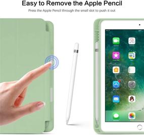 img 1 attached to 📱 BENTOBEN iPad 6th/5th Generation Case with Pencil Holder - Premium Protective Tablet Cover for Apple iPad 9.7 Inch | Auto Wake/Sleep, Folding Stand | 2018/2017 Models | Matcha Green