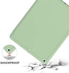 img 2 attached to 📱 BENTOBEN iPad 6th/5th Generation Case with Pencil Holder - Premium Protective Tablet Cover for Apple iPad 9.7 Inch | Auto Wake/Sleep, Folding Stand | 2018/2017 Models | Matcha Green