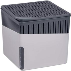 img 4 attached to 🌬️ Wenko Portable Dehumidifier: Compact Rechargeable Moisture Absorber for Bathroom, Bedroom, Garage, Closet - 2800 Cubic Feet, 2.2lbs Gray - 6.18 x 6.5 x 6.5