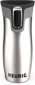 img 4 attached to Keurig Contigo Autoseal Coffee Travel Mug, West Loop - Vacuum Insulated with Easy-Clean Lid - 14 Oz Capacity - Silver