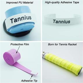 img 3 attached to 🎾 Tannius Tennis Racket Grip Tape: 6 Pack of Tacky Tennis Grips for Enhanced Racquet Performance