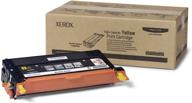 xerox 113r00725 phaser 6180 toner cartridge (yellow) in retail packaging logo