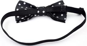 img 1 attached to 🎀 Handmade Pre-Tied Classic Red Boys' Bow Tie by Carahere - Stylish Accessories