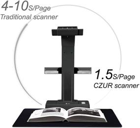 img 3 attached to 📚 CZUR ET18-P Professional Document Scanner: Fast Recognition, 18MP High Definition, A3 Size Capture, OCR for 186 Languages, Patented Laser-Based Image Flattening Technology