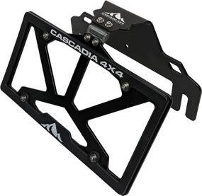img 4 attached to 🚜 Cascadia 4x4 Flipster V3: Ultimate Winch License Plate Mounting System - Hawse & Roller Fairlead Compatible