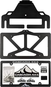 img 2 attached to 🚜 Cascadia 4x4 Flipster V3: Ultimate Winch License Plate Mounting System - Hawse & Roller Fairlead Compatible