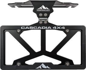 img 3 attached to 🚜 Cascadia 4x4 Flipster V3: Ultimate Winch License Plate Mounting System - Hawse & Roller Fairlead Compatible