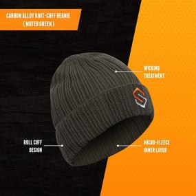 img 3 attached to 🧢 ScentLok Carbon Alloy Knit Beanie - Optimal Fit for Most Sizes