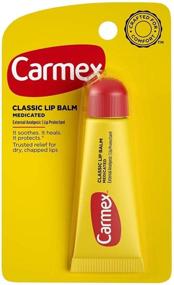 img 3 attached to Carmex Classic Lip Balm 3-Pack - 0.35 Ounce Tubes for Long-Lasting Moisture