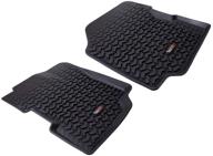 🚙 ultimate protection: rugged ridge all-terrain front row floor liner for jeep cj5, cj7, scrambler, and wrangler models logo