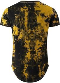 img 3 attached to Vibrant WEMELY Yellow Tie Dye T Shirts for Men - Stylish Clothing and Tanks