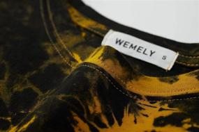 img 2 attached to Vibrant WEMELY Yellow Tie Dye T Shirts for Men - Stylish Clothing and Tanks