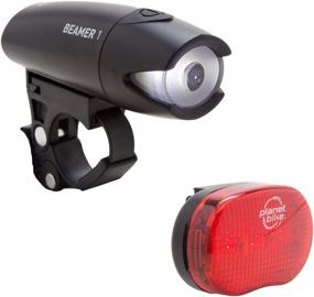 img 4 attached to Enhance Safety with the Planet Bike Beamer 1 & Blinky 3 Bike Light Set - An Unparalleled Illumination Solution