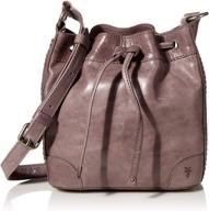 👜 frye melissa leather drawstring crossbody: chic handbags & wallets for women logo