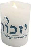 🕯️ enhanced rite lite led flameless yizkor memorial candle: authentic flickering tribute логотип