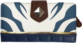 img 3 attached to 👛 Ahsoka themed bifold wallet for cosplay enthusiasts