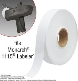 img 3 attached to White Pricing Labels For Monarch 1115 Price Gun - 10 Rolls