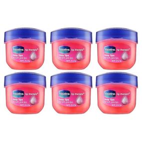 img 4 attached to Vaseline Lip Therapy Lip Balm Mini, Rosy Lips - Container for Cracked, Dry Lip - Travel Size 0.25 Oz (Pack of 6)