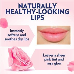 img 3 attached to Vaseline Lip Therapy Lip Balm Mini, Rosy Lips - Container for Cracked, Dry Lip - Travel Size 0.25 Oz (Pack of 6)