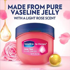 img 1 attached to Vaseline Lip Therapy Lip Balm Mini, Rosy Lips - Container for Cracked, Dry Lip - Travel Size 0.25 Oz (Pack of 6)