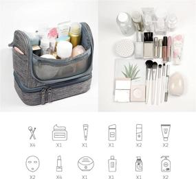 img 1 attached to 📦 Waterproof Gray Organizer Container - TIRAHOHO 9.8Lx5.1Wx8.3H: Efficient Storage Solution