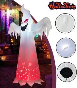 img 2 attached to Halloween Inflatable Flashlight Decorations Outdoor