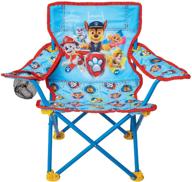 🪑 comfortable and portable paw patrol kids camping chair with carry bag logo