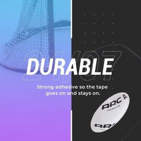 img 2 attached to 🏑 Arc Hockey Tape - 6 Pack of Extra Long Rolls in Black, Clear, and White Varieties