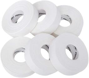 img 4 attached to 🏑 Arc Hockey Tape - 6 Pack of Extra Long Rolls in Black, Clear, and White Varieties