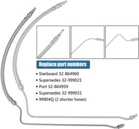 img 3 attached to Mercruiser Hydraulic Starboard 32 864960 32 864959